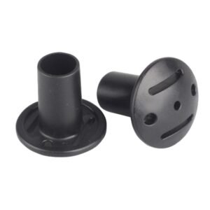 2 pièces bouchon de prise Anti-crevaison Alpenstock barre de Support étui de protection Anti-éclatement tente pôle casque en plastique