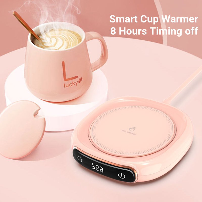 Coffee Mug Warmer Warm Coaster Smart Heating Cup Thermal Insulation Constant Temperature Coaster Heating Pad Desktop – Image 5