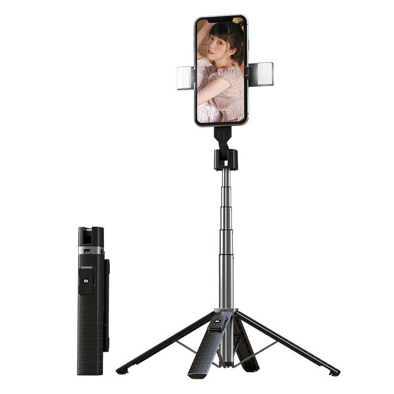 Quadrupod Double Fill Light Mobile Phone Bluetooth-compatible Selfie Stick – Image 4