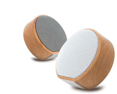 Mini Wood Bluetooth Speaker Portable Outdoor Wireless Support AUX TF – Image 2
