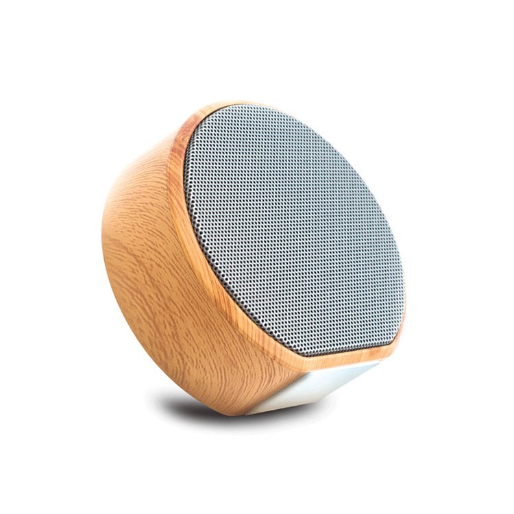 Mini Wood Bluetooth Speaker Portable Outdoor Wireless Support AUX TF – Image 3