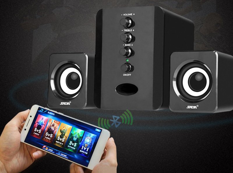 Speakers Computer D-202 Combination Music-Player Subwoofer-Sound-Box Smart-Phones Stereo – Image 4