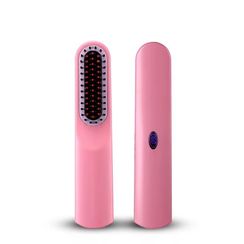 Usb Charging Straight Hair And Beard Comb – Image 3