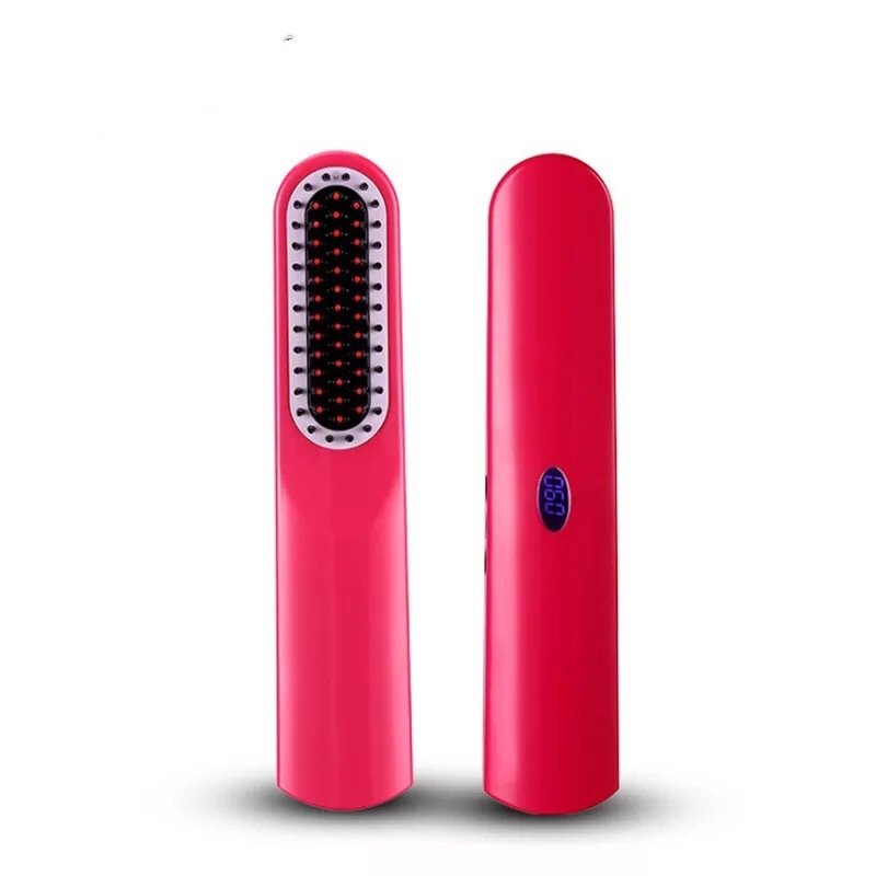 Usb Charging Straight Hair And Beard Comb – Image 7