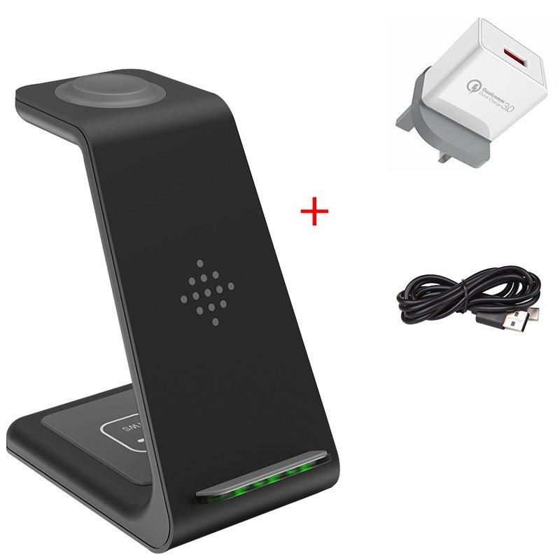 3 In 1 Fast Charging Station Wireless Charger Stand Wireless Quick Charge Dock For Phone Holder – Image 5