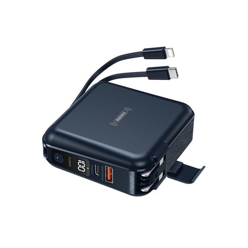 Unbounded Portable Wireless Charging Power Bank With Own Cord – Image 2