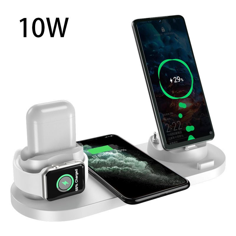 Wireless Charger For IPhone Fast Charger For Phone Fast Charging Pad For Phone Watch 6 In 1 Charging Dock Station – Image 6