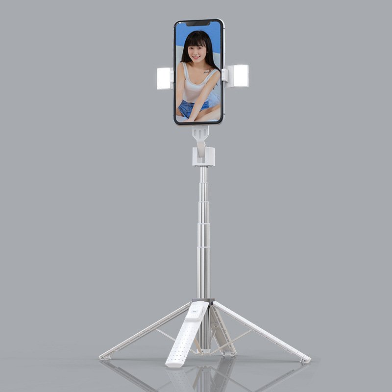 Quadrupod Double Fill Light Mobile Phone Bluetooth-compatible Selfie Stick – Image 3