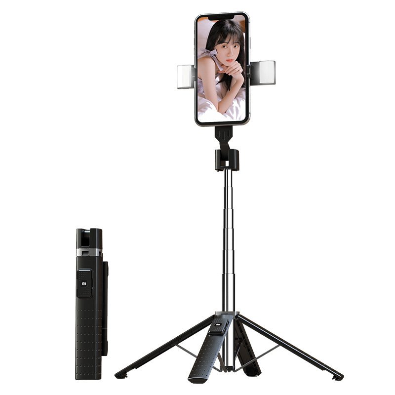 Quadrupod Double Fill Light Mobile Phone Bluetooth-compatible Selfie Stick – Image 5