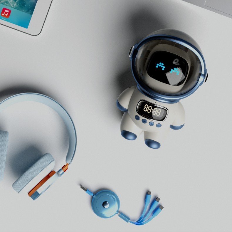 Bluetooth Intelligent AI Interactive Audio Clock – Image 4