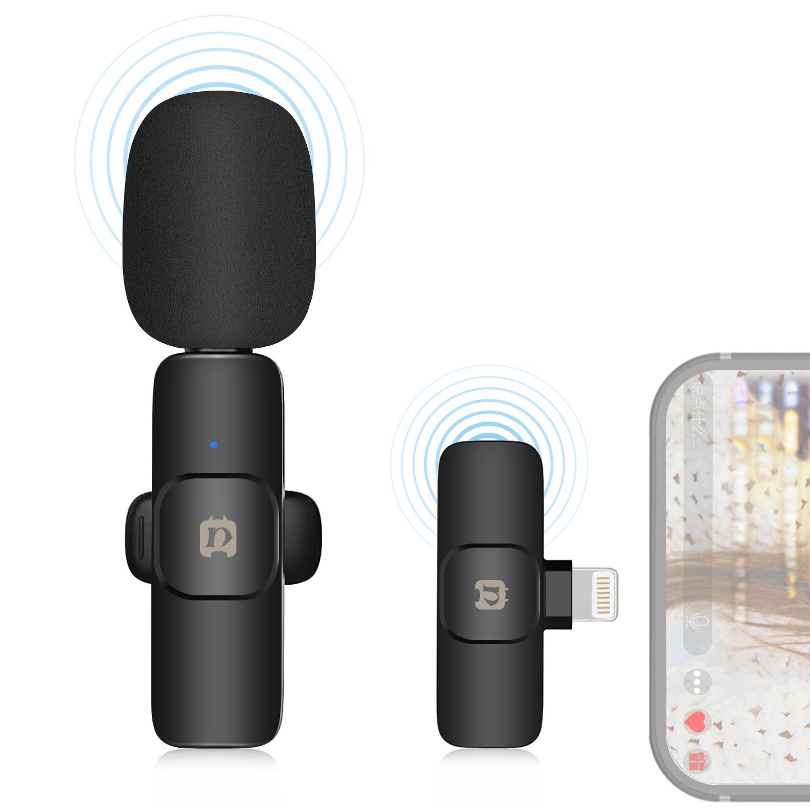 Wireless Neckline Clip Microphone Mouthpiece Outdoor – Image 9