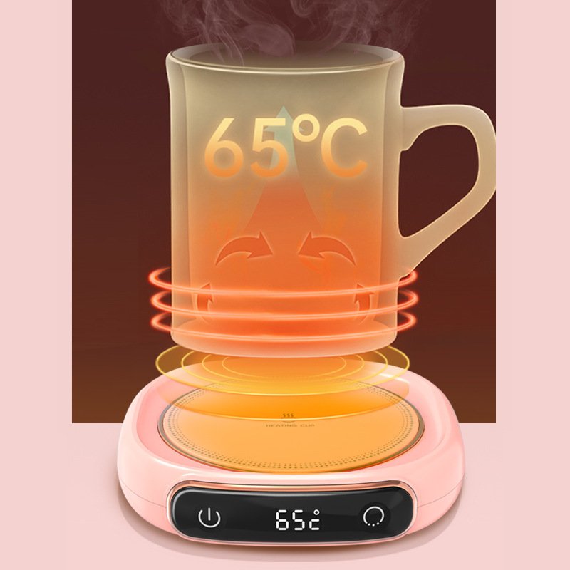 Coffee Mug Warmer Warm Coaster Smart Heating Cup Thermal Insulation Constant Temperature Coaster Heating Pad Desktop – Image 6