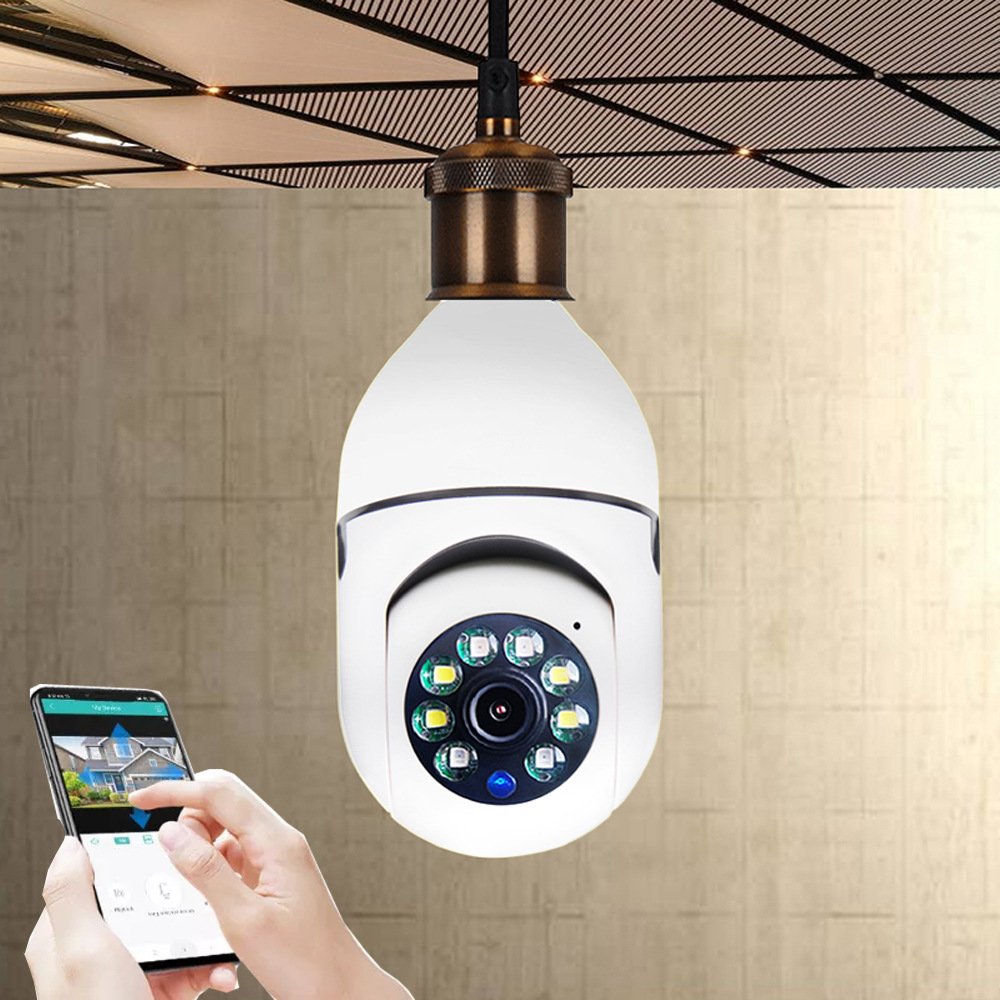 WiFi CAMERA 1080P Bulb 4X Zoom Camera E27 Home 5GWiFi Alarm Monitor – Image 7