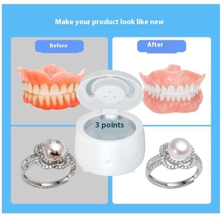 Tooth Socket Ultrasonic Cleaner UV Sterilization Function 28W Tooth Socket – Image 5