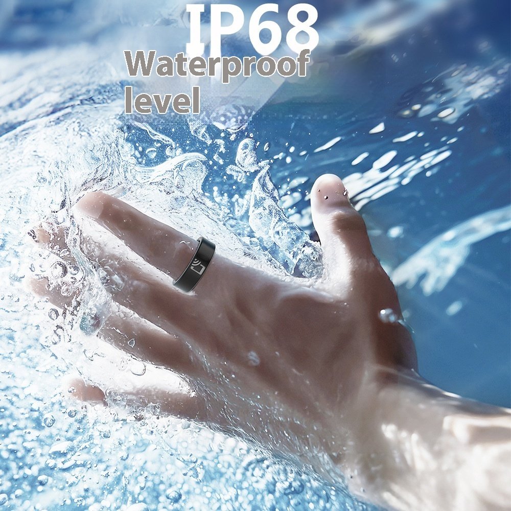 Ceramic Smart Ring Heart Rate Blood Oxygen Sleep Waterproof – Image 4