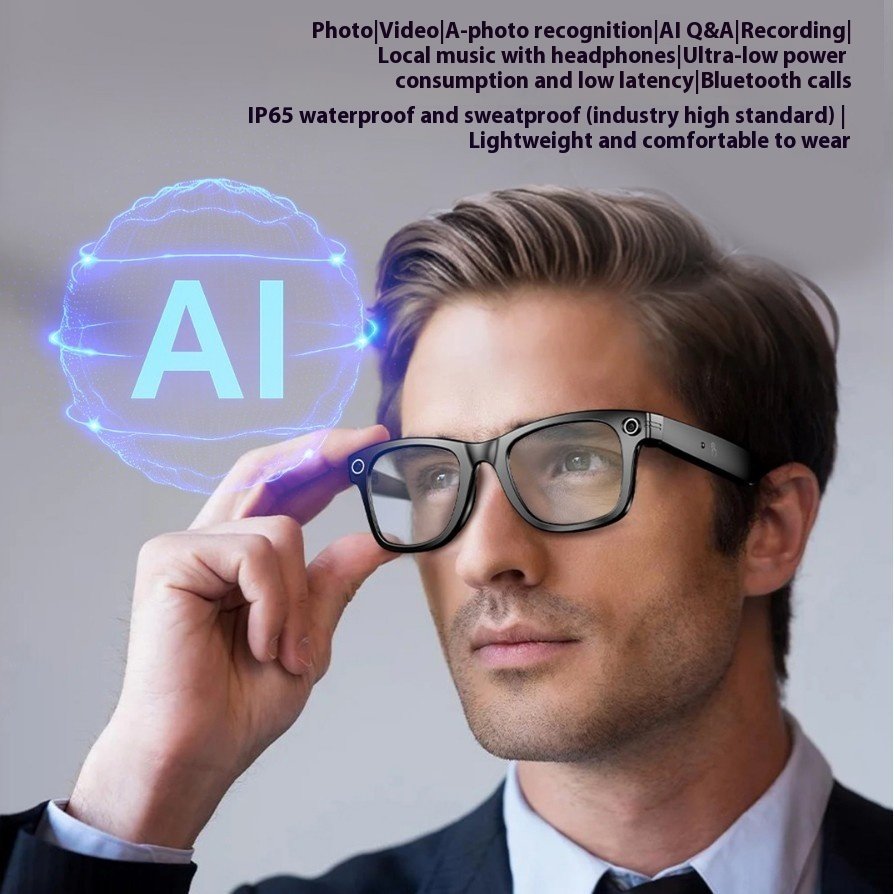 Ai Three-generation Smart Bluetooth Glasses Magnetic Frame Sunglasses Men