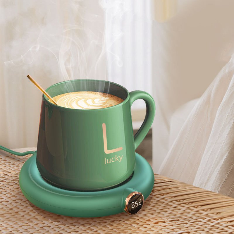 Coffee Mug Warmer Warm Coaster Smart Heating Cup Thermal Insulation Constant Temperature Coaster Heating Pad Desktop – Image 3