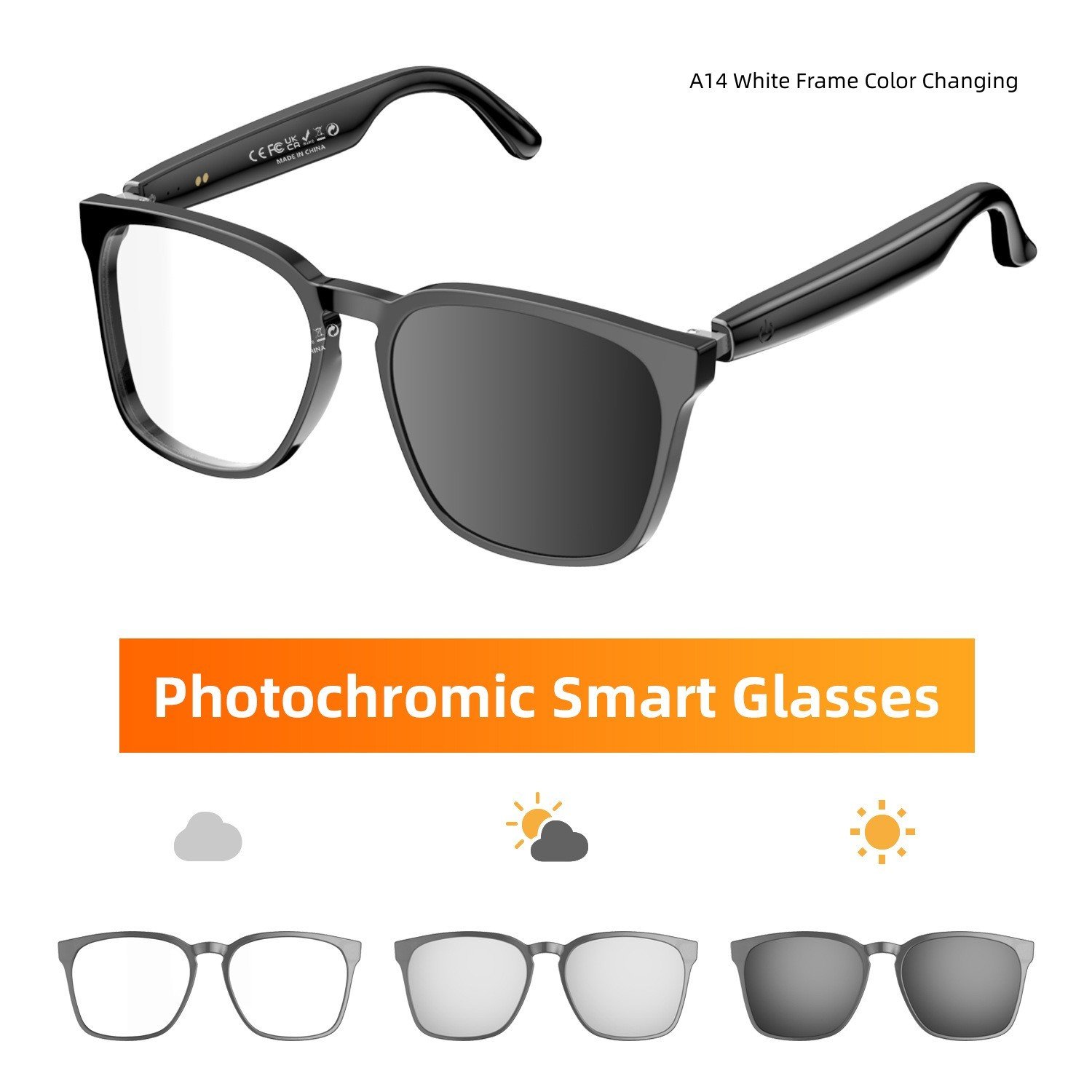 Ai Translation Smart Glasses Photochromic Bluetooth Wireless – Image 10