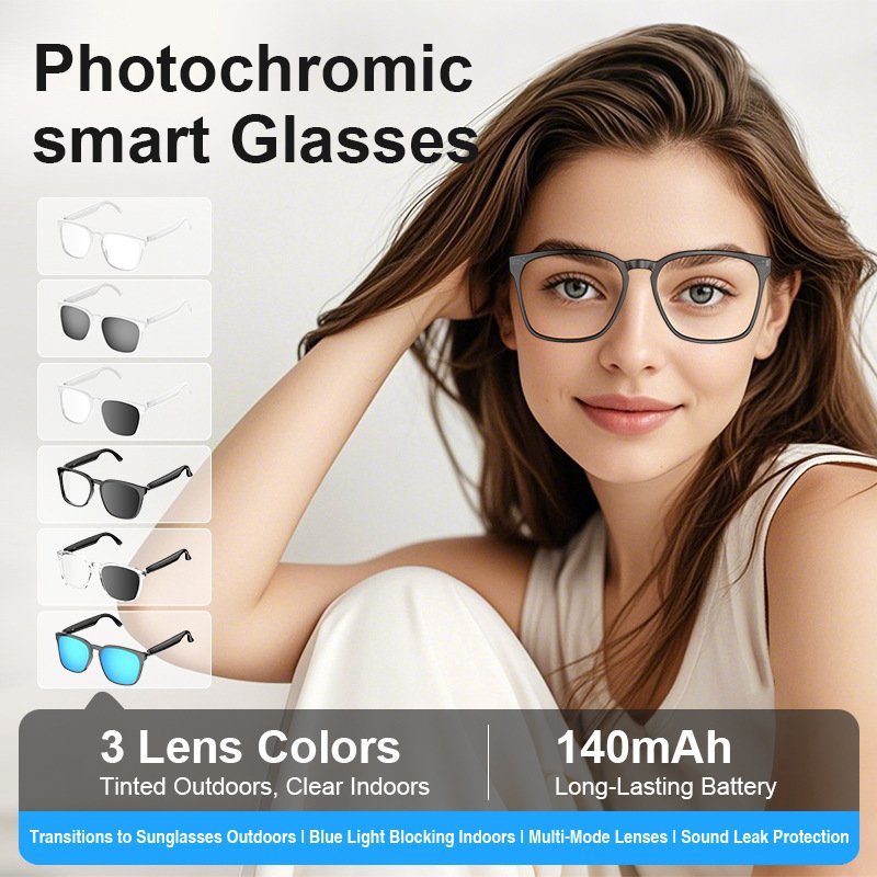 Ai Translation Smart Glasses Photochromic Bluetooth Wireless – Image 4