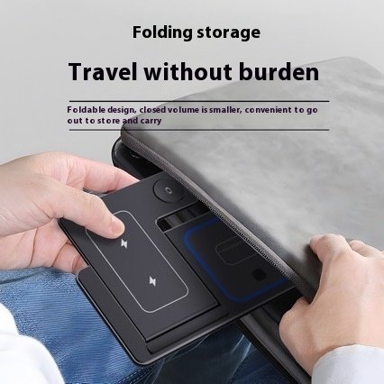 15W 3 In 1 LED Fast Wireless Charger Stand Foldable Charging Station For Smart Phone 15 14 13 12 11 IWatch 9 8 7 6 5 Airpods Pro – Image 5