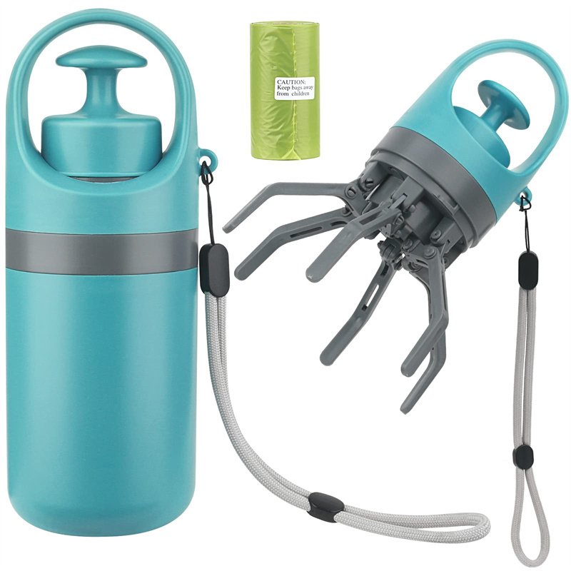 Portable Lightweight Dog Pooper Scooper With Built-in Poop Bag Dispenser Eight-claw Shovel For Pet Toilet Picker Pet Products – Image 10