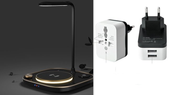 New Three-in-one Wireless Magnetic Charger 15W Fast Charging Desk Lamp Suitable – Image 6
