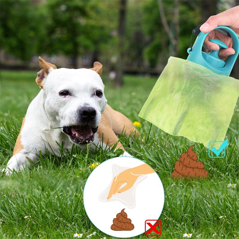 Portable Lightweight Dog Pooper Scooper With Built-in Poop Bag Dispenser Eight-claw Shovel For Pet Toilet Picker Pet Products – Image 9