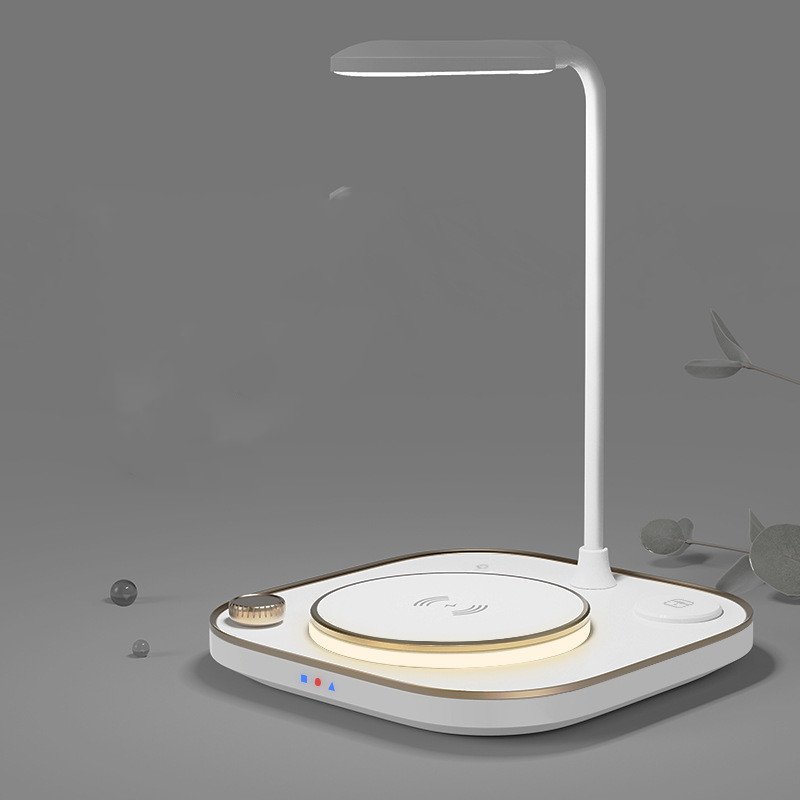 New Three-in-one Wireless Magnetic Charger 15W Fast Charging Desk Lamp Suitable – Image 7