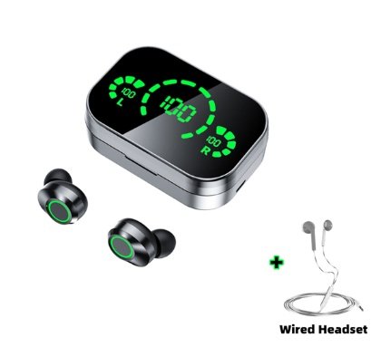 YD03 Wireless Bluetooth-compatible Headset TWS Large Screen Smart Digital Display In Ear Breathing Light – Image 9