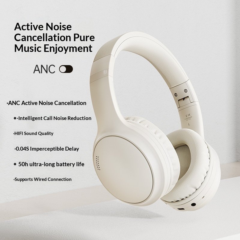 Noise-canceling Bluetooth Over-ear Headphones – Image 5